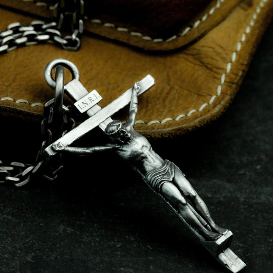 Crucifix Pendant ¨C 925 Silver Handmade