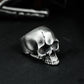 Minimal Skull Ring - 925 Silver Handmade Clean Death Form