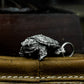 Turtle Skull Pendant - 925 Silver Handmade