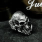 Fangs Skull Ring - 925 Silver Handmade