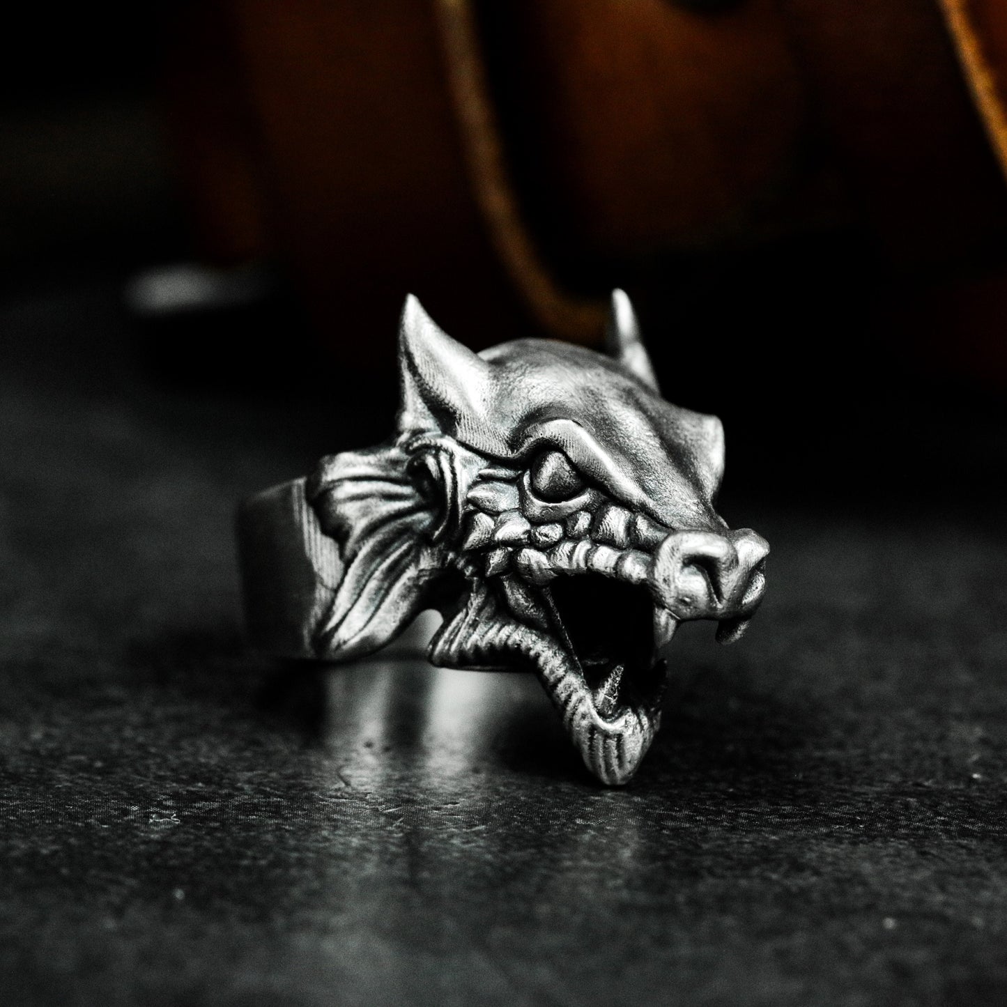 Dragon Son Monster Ring - 925 Silver Handmade