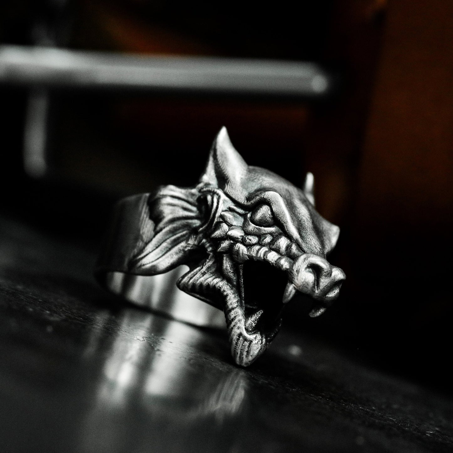Dragon Son Monster Ring - 925 Silver Handmade