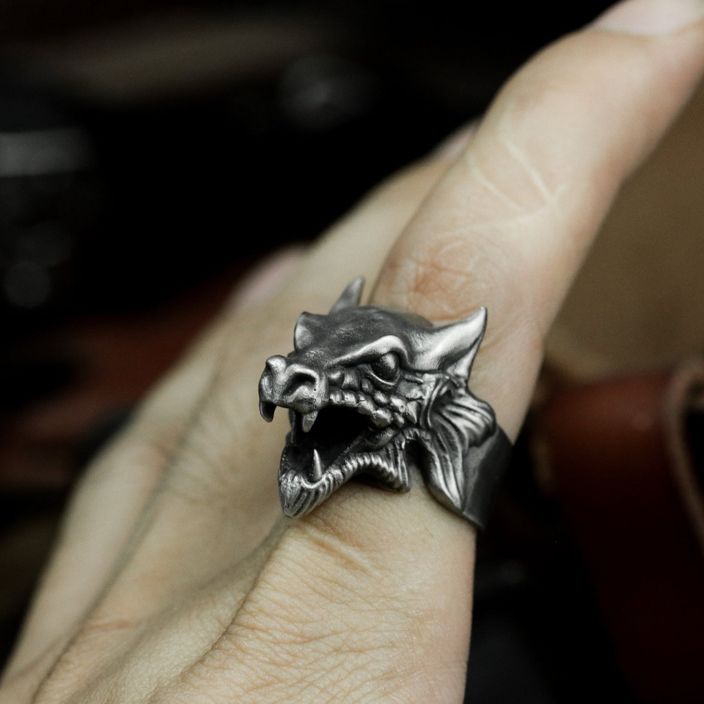 Dragon Son Monster Ring - 925 Silver Handmade