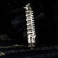 Mayan Dragon Scepter Tie Clip, Dragon Design, 925 Silver Handmade