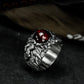 Lava Eruption Ring ¨C Handmade 925 Silver Magma Stone Claw Band