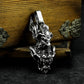 Eagle-Faced Warrior Pendant with Ornate Armor - 925 Sterling Silver Handmade