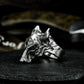 Wolf King Totem Ring - 925 Silver Handmade