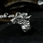 Wolf King Totem Ring - 925 Silver Handmade