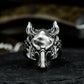 Wolf King Totem Ring - 925 Silver Handmade