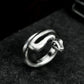 Coiled Viper Ring - 925 Silver Handmade