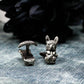 French Bulldog Cufflinks, 925 Silver Handmade