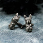 French Bulldog Cufflinks, 925 Silver Handmade