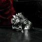Kirin Beast Ring ¨C Handmade 925 Silver Chinese Guardian Unicorn Band