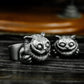 Cheshire Cat Ring with Grinning Face ¨C 925 Sterling Silver Handmade