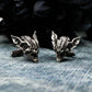 Gargoyle Devil Bat Cufflinks - 925 Silver Handmade