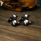 Penis Dickens Cufflinks, Erotic - 925 Sterling Silver Handmade