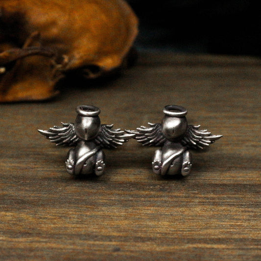 Angel Baby Cufflinks - 925 Silver Handmade