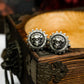 Gear Elf Cufflinks - 925 Sterling Silver Handmade
