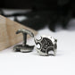 Wheel of Souls Cufflinks - 925 Sterling Silver Handmade