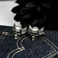 War God Skull Cufflinks, Norse Mythology - 925 Sterling Silver Handmade