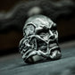Terror Mask Ring ¨C Handmade 925 Silver Fear Warden Band