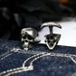 Hat Skull Warrior Cufflinks - 925 Sterling Silver Handmade