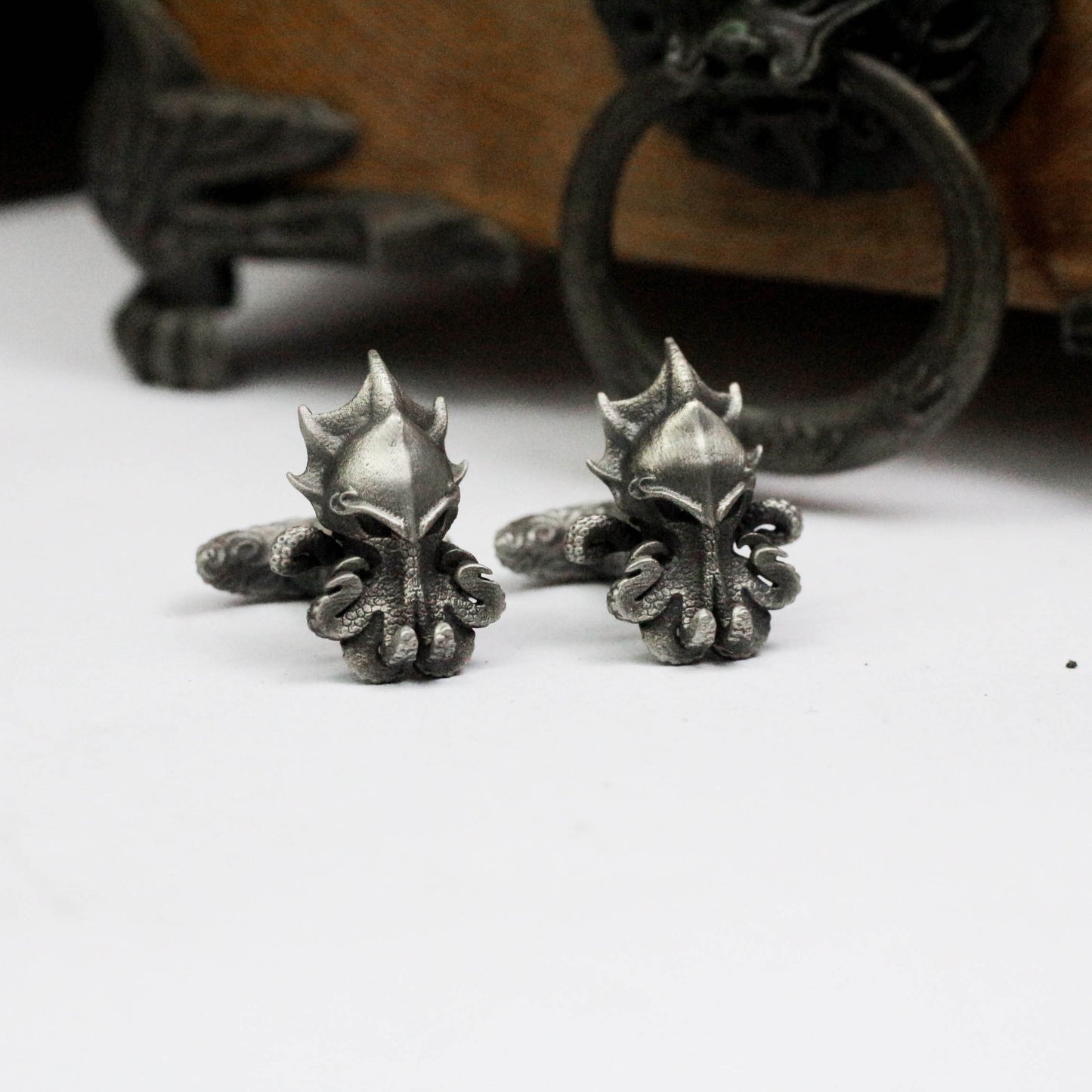Poseidon Cufflinks - 925 Sterling Silver Handmade