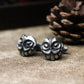 Viking Bearded Warrior Cufflinks - 925 Sterling Silver Handmade