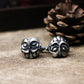 Viking Bearded Warrior Cufflinks - 925 Sterling Silver Handmade