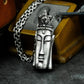 Bodhisattva Head Pendant - 925 Silver Handmade Sacred Serenity