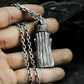 Bodhisattva Head Pendant - 925 Silver Handmade Sacred Serenity