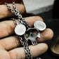 Cartoon Skull Pendant ¨C Handmade 925 Silver Necklace