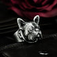French Bulldog Ring - 925 Silver Handmade Loyal Companion
