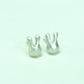 Prismatic Bunny Earrings - 925 Sterling Silver Handmade