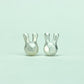 Prismatic Bunny Earrings - 925 Sterling Silver Handmade