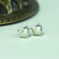 Bear Head Earrings - 925 Sterling Silver Handmade