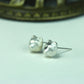Bear Head Earrings - 925 Sterling Silver Handmade
