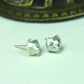 Bear Head Earrings - 925 Sterling Silver Handmade