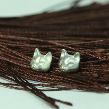 Fox Earrings - 925 Sterling Silver Handmade