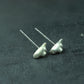 Piglet Stud Earrings - 925 Sterling Silver Handmade