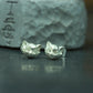 Super Cute Kitty Cat Earrings - 925 Sterling Silver Handmade