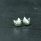 Geometric Kitten Earrings - 925 Sterling Silver Handmade