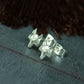 Minimalist Wolf Earrings - 925 Sterling Silver Handmade