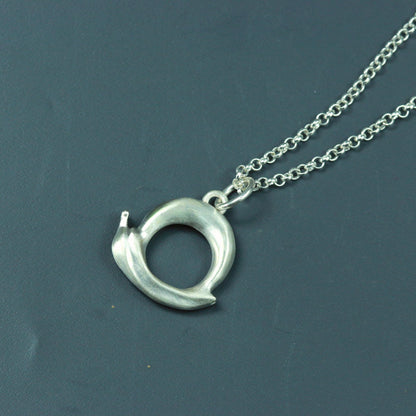 Dolphin Charm Pendant - 925 Sterling Silver Handmade