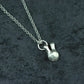 Rabbit Origami Pendant - 925 Sterling Silver Handmade