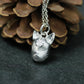 Fox Head Pendant - 925 Sterling Silver Handmade