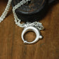 Running Bunny Pendant - 925 Sterling Silver Handmade