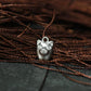 Origami Deer Pendant - 925 Sterling Silver Handmade