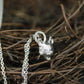 Geometric Fox Pendant - 925 Sterling Silver Handmade