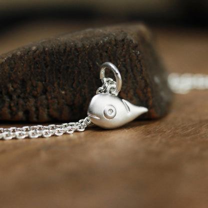 Dolphin Pendant - 925 Sterling Silver Handmade